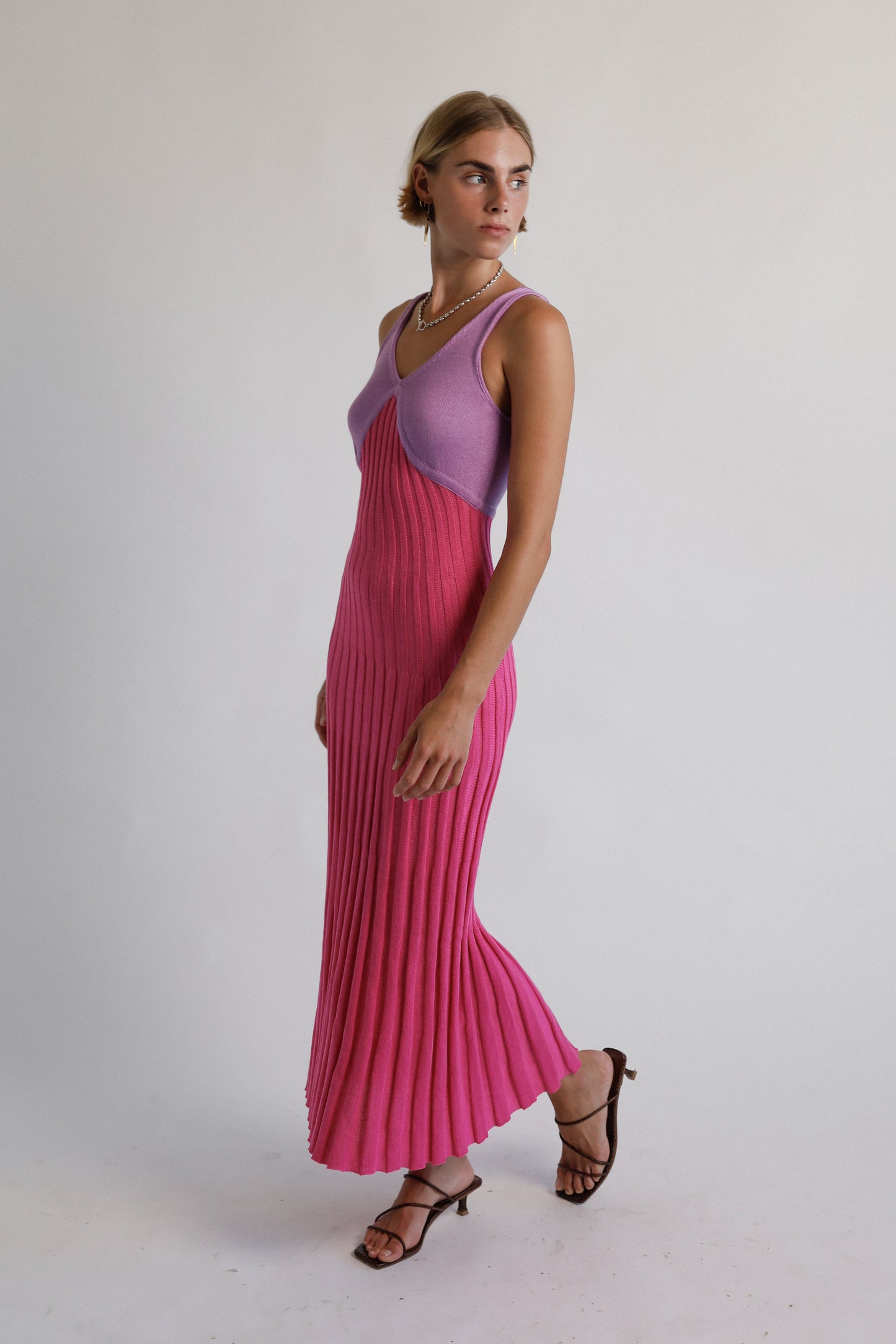 TAMIKA MAXI DRESS - PURPLE PINK