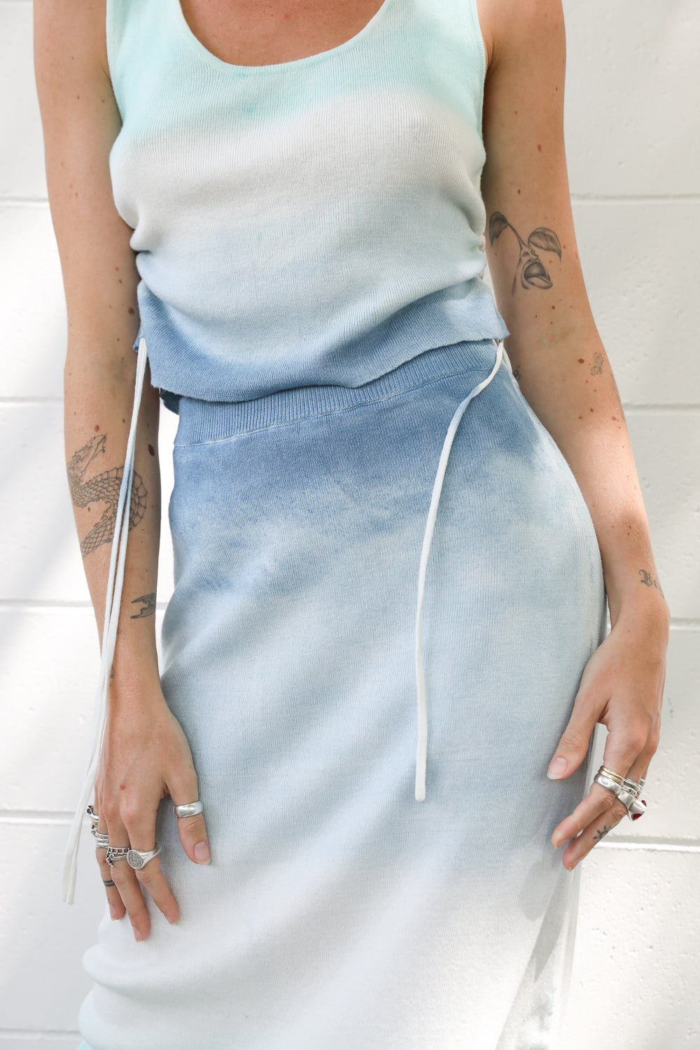 MAXINE SKIRT - OMBRE SEAGRASS