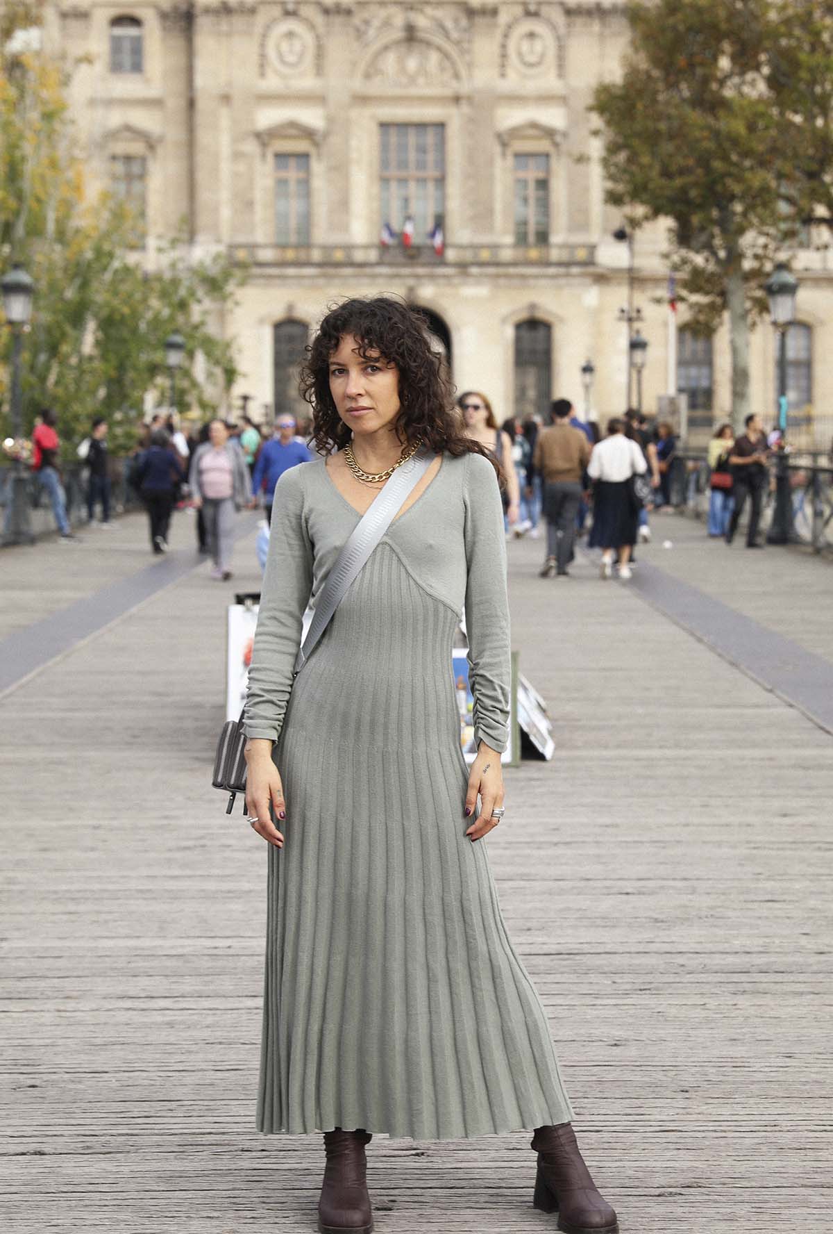 TAMIKA LS MAXI DRESS - PINE