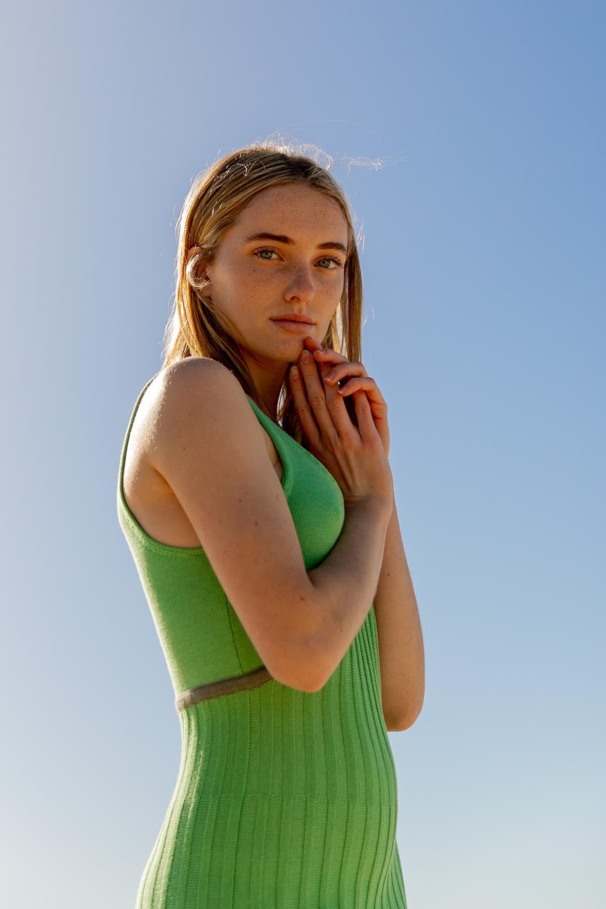 TAMIKA MAXI DRESS - APPLE GREEN