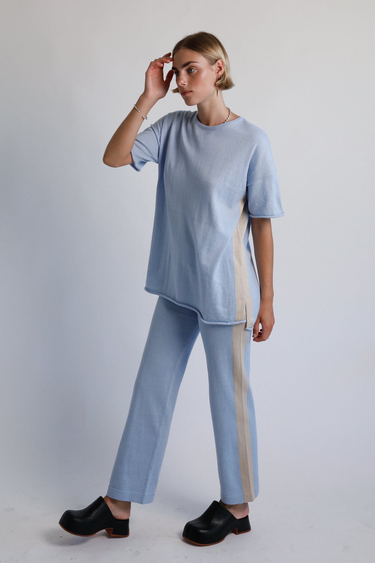 CLARA SHIRT - LIGHT BLUE SAND