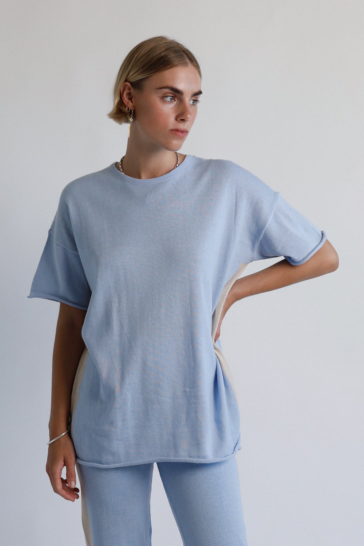 CLARA SHIRT - LIGHT BLUE SAND